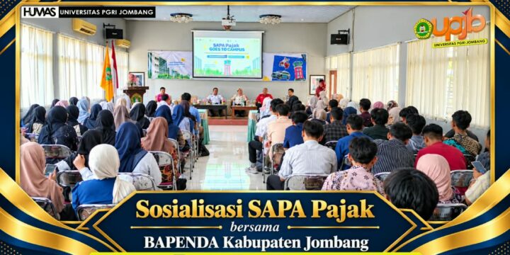 Tingkatkan Kesadaran Pajak Daerah, Universitas PGRI Jombang dan Bapenda Gelar Sosialisasi “Sapa Pajak”